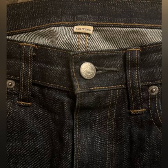 JCREW J. CREW JAPANESE DENIM DARK WAS SZ 30 30x32 Shadow Wash - Picture 4 of 10